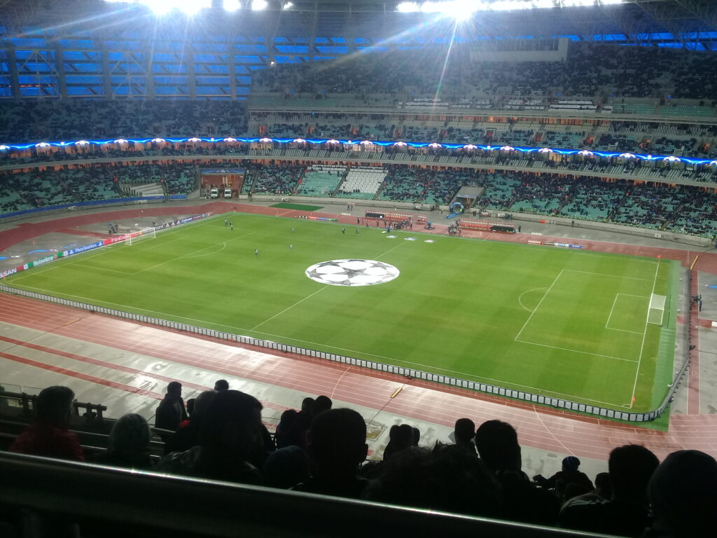 2017 18 UEFA Champions League Qarabag FK vs AS Roma Baku Olympic Stadium